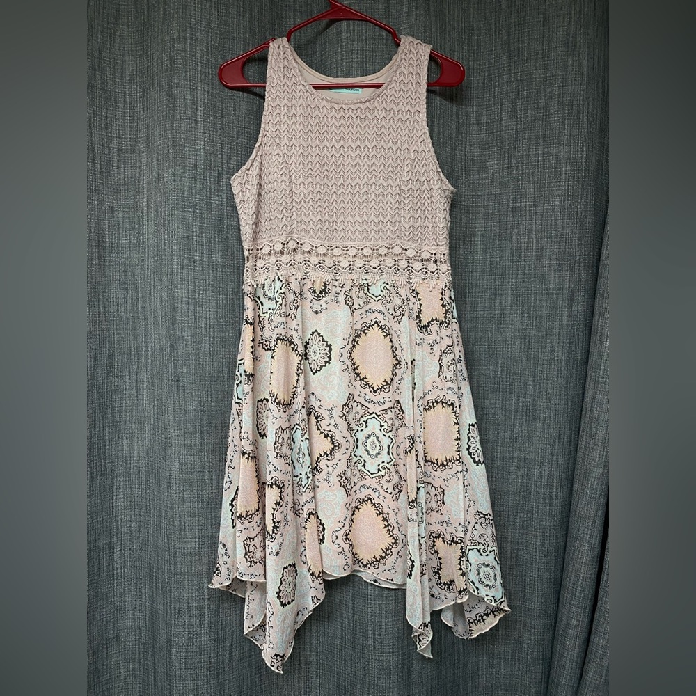 Maurices ‘Blush Pink Handkerchief Dress’ Large (L)